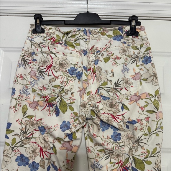 J.Jill Authentic Denim Slim Ankle Floral Size 6 - Picture 7 of 8